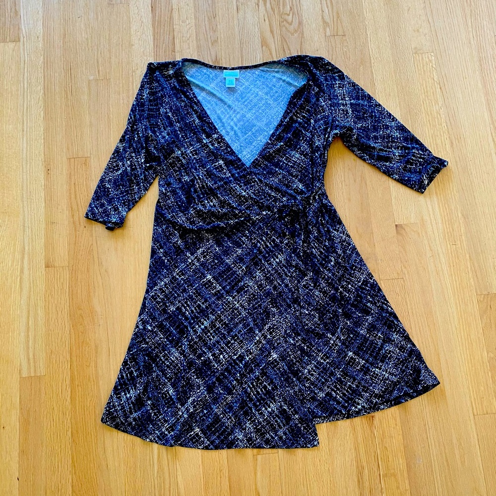Motherhood Maternity Faux Wrap Dress